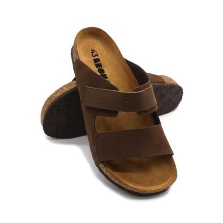 Leon Comfort férfi papucs-4704 barna