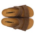 Leon Comfort férfi papucs-4704 barna