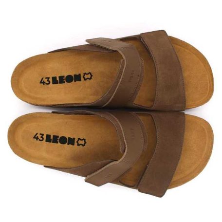 Leon Comfort férfi papucs-4704 barna