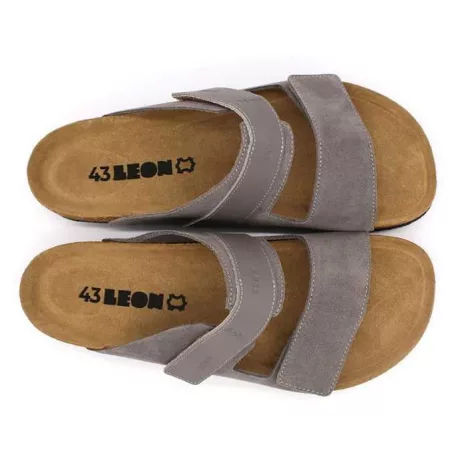 Leon Comfort férfi papucs-4704 szurke
