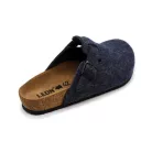 Leon Comfort férfi papucs-4761 Kek