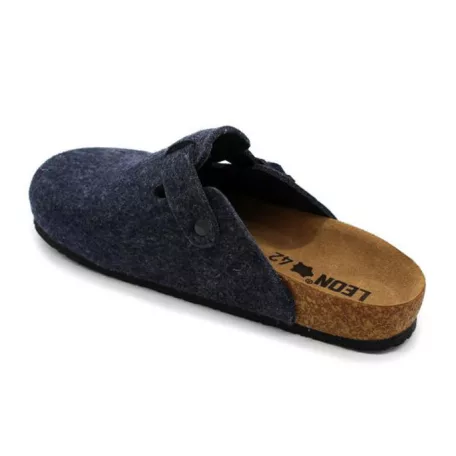 Leon Comfort férfi papucs-4761 Kek