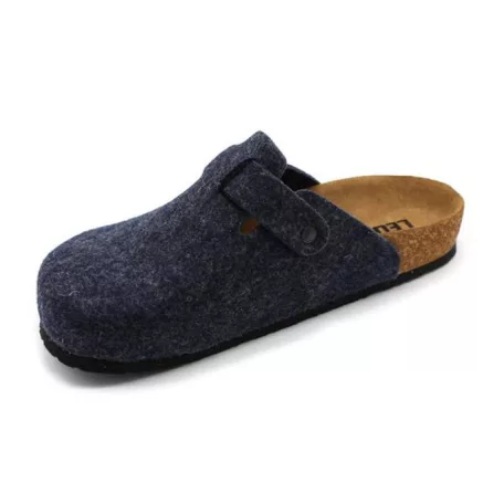 Leon Comfort férfi papucs-4761 Kek