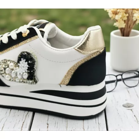 Mayo Chix Női cipő-5200 black-white
