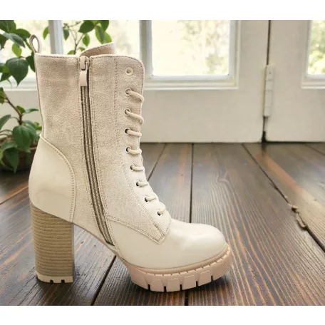 Mayo Chix Női bokacsizma-5230 Beige