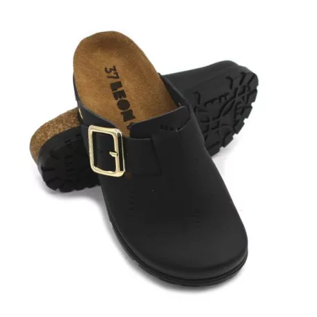 Leon Comfort női papucs-6000 Fekete