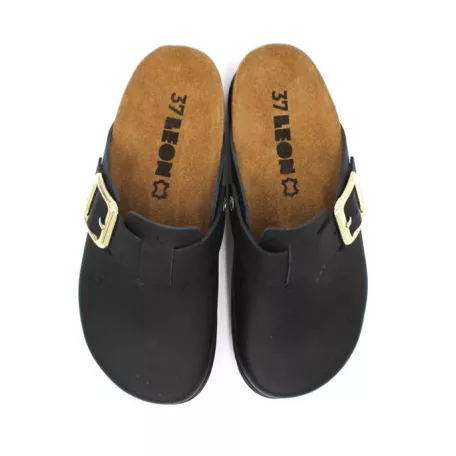 Leon Comfort női papucs-6000 Fekete
