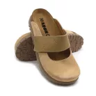 Leon Comfort női papucs-6002 bezs