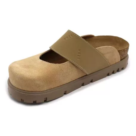 Leon Comfort női papucs-6002 bezs