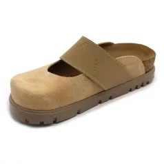 Leon Comfort női papucs-6002 bezs