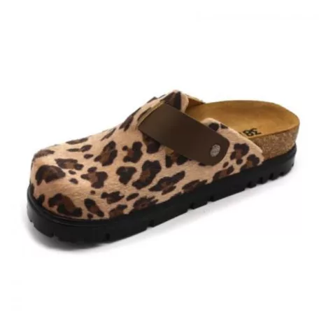 Leon Comfort női papucs-6003 barna