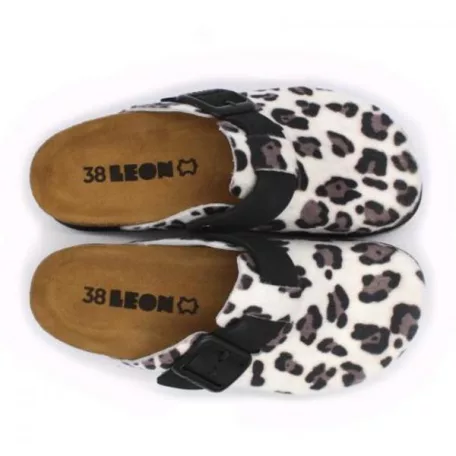 Leon Comfort női papucs-6003 feher