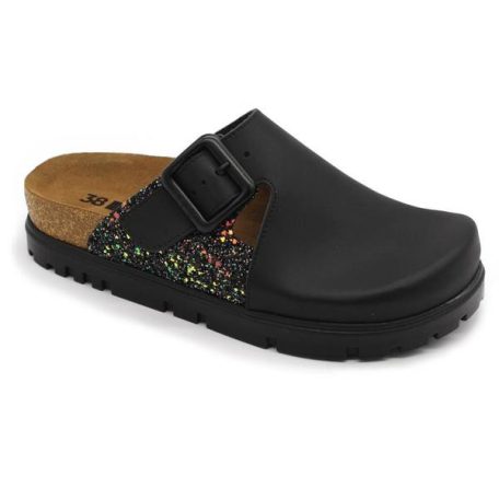 Leon Comfort női papucs-6005 fekete