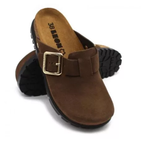 Leon Comfort női papucs-6006 barna