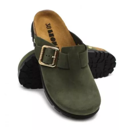 Leon Comfort női papucs-6006 zold