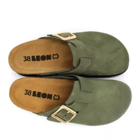 Leon Comfort női papucs-6006 zold