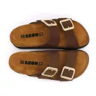 Leon Comfort női papucs-6011 barna
