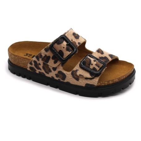 Leon Comfort női papucs-6013 barna
