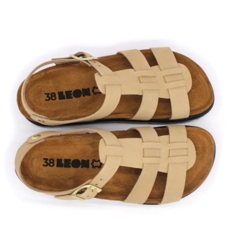 Leon Comfort női szandál-6300 bezs