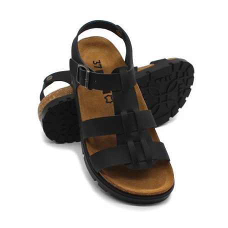 Leon Comfort női szandál-6300 fekete