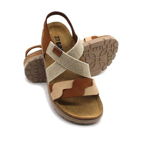 Leon Comfort női szandál-6301 barna