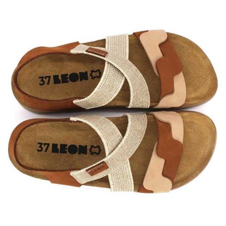 Leon Comfort női szandál-6301 barna