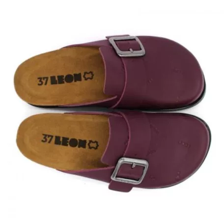 Leon Comfort női papucs-7000 bordo