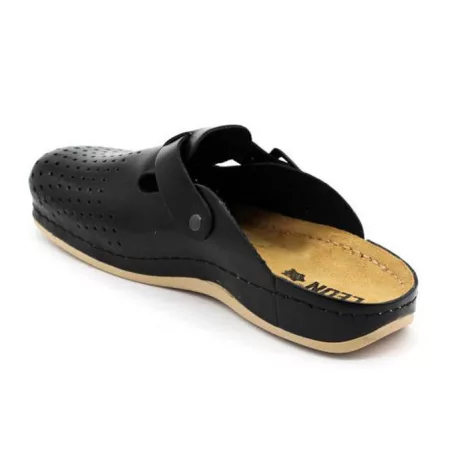 Leon Comfort férfi papucs-700 Fekete