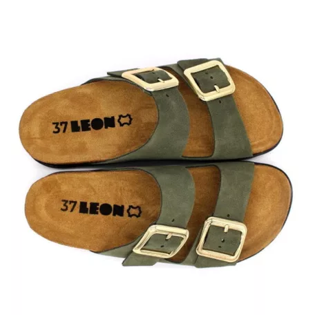 Leon Comfort női papucs-7010 zold