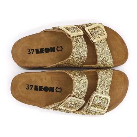 Leon Comfort női papucs-7011 arany