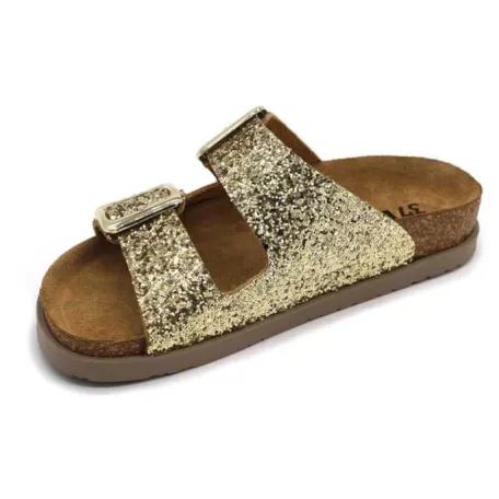 Leon Comfort női papucs-7011 arany