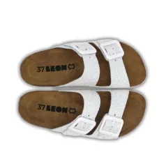 Leon Comfort női papucs-7011 feher
