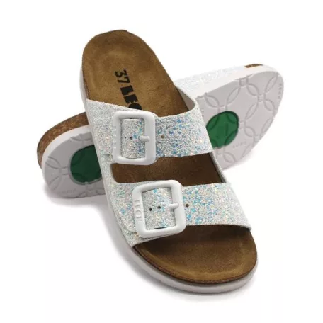 Leon Comfort női papucs-7011 feher