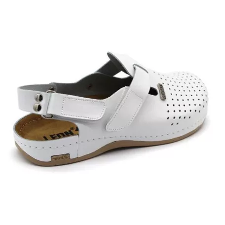 Leon Comfort férfi szandál-701 Fehér