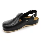 Leon Comfort férfi szandál-701 Fekete