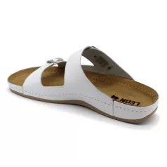Leon Comfort férfi papucs-702 Fehér
