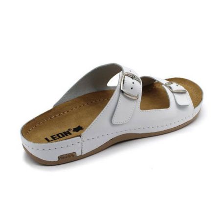 Leon Comfort férfi papucs-702 Fehér