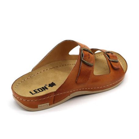 Leon Comfort férfi papucs-703 Brown