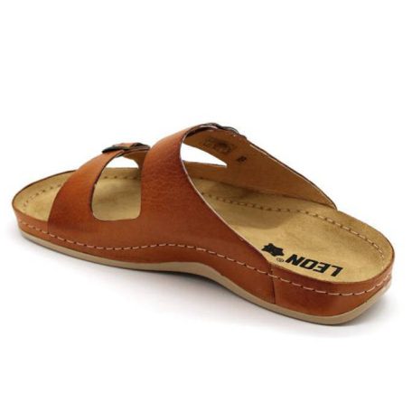Leon Comfort férfi papucs-703 Brown