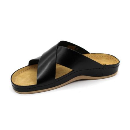 Leon Comfort férfi papucs-705 Fekete