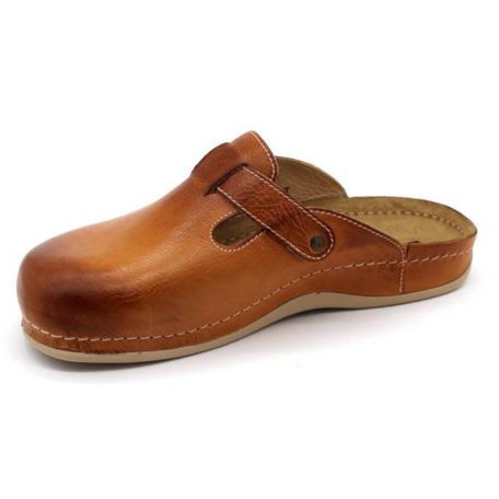 Leon Comfort férfi papucs-707 barna