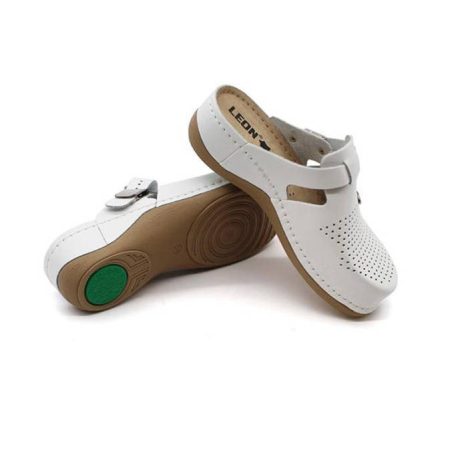 Leon Comfort női papucs-900 Fehér