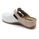 Leon Comfort női papucs-901 Fehér/Púder