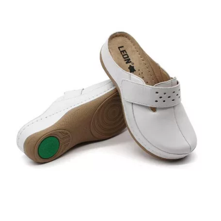 Leon Comfort női papucs-902 Fehér
