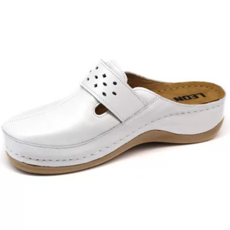Leon Comfort női papucs-902 Fehér