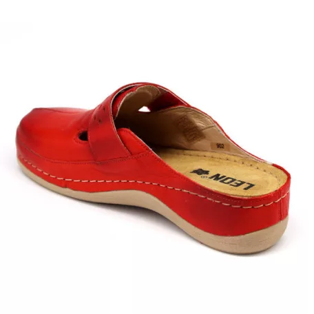 Leon Comfort női papucs-902 Piros