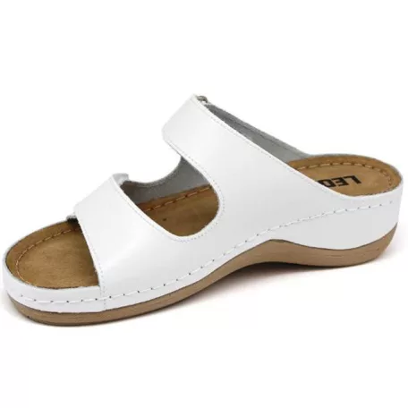 Leon Comfort női papucs-905 Fehér