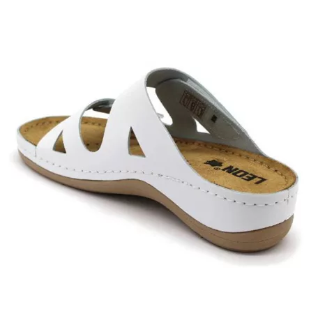 Leon Comfort női papucs-906 Fehér