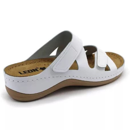 Leon Comfort női papucs-906 Fehér