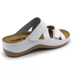 Leon Comfort női papucs-906 Fehér